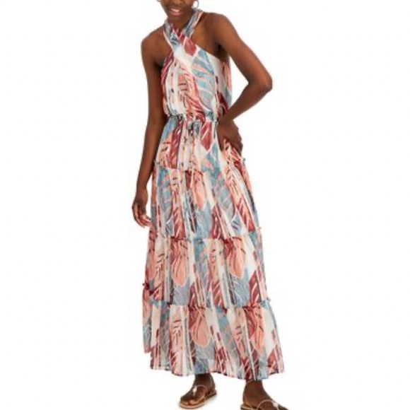 NWT Printed Halter Dress, Inc International Concepts, Small - Picture 6 of 12